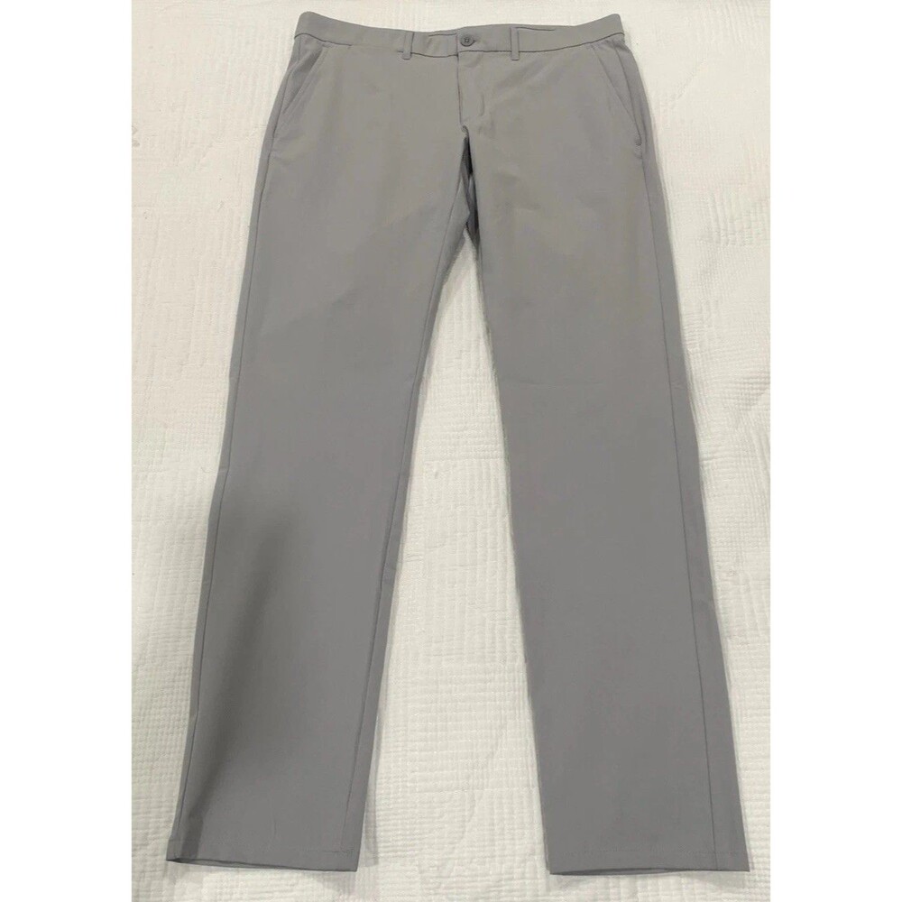 Holderness & Bourne Pants Mens 36X34 (36x32) Gray Garvey Performance Stretch